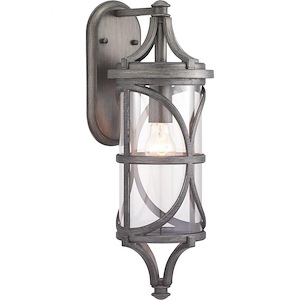 Morrison - Outdoor Light - 1 Light - Cylinder Shade in Modern style - 7.5 Inches wide by 21.38 Inches high