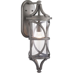 Morrison - Outdoor Light - 1 Light - Cylinder Shade in Modern style - 9 Inches wide by 25.5 Inches high