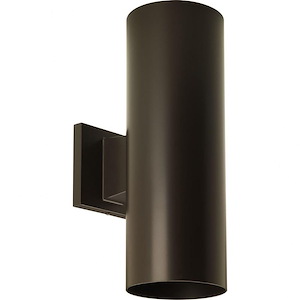 2 Light Outdoor Up/Down Wall Lantern with Top Cover Lens In Modern Style-14 Inches Tall and 7.94 Inches Wide