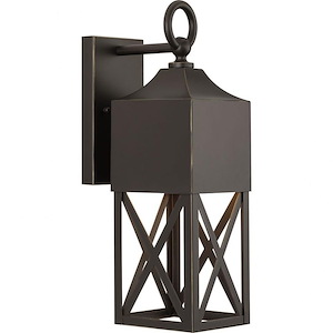 Birkdale - 1 Light Outdoor Medium Wall Lantern In Modern Farmhouse Style-18.37 Inches Tall and 8.25 Inches Wide