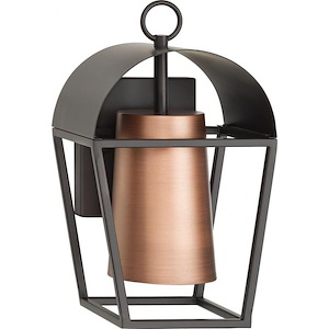 Hutchence - 1 Light Outdoor Wall Lantern-12 Inches Tall and 5.75 Inches Wide - 1302278