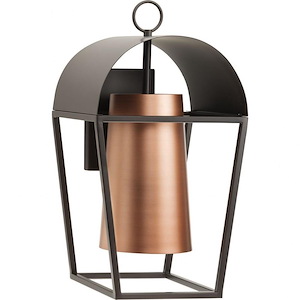 Hutchence - 1 Light Outdoor Wall Lantern-18 Inches Tall and 8.37 Inches Wide