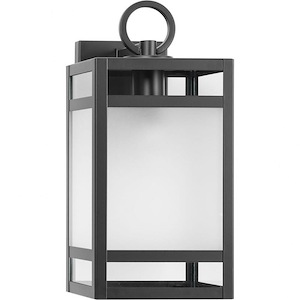 Parrish - 1 Light Outdoor Wall Lantern In Modern Style-14 Inches Tall and 7 Inches Wide