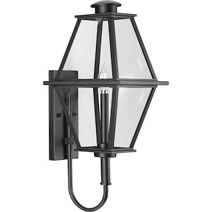 Bradshaw - 1 Light Outdoor Wall Lantern In Traditional Style-24 Inches Tall and 10.62 Inches Wide - 1302248