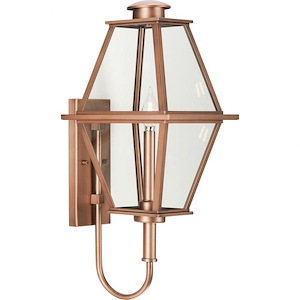 Bradshaw - 1 Light Outdoor Wall Lantern In Traditional Style-24 Inches Tall and 10.62 Inches Wide
