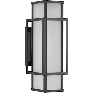 Unison - 2 Light Outdoor Wall Lantern In Contemporary Style-18 Inches Tall and 7.62 Inches Wide - 1302298