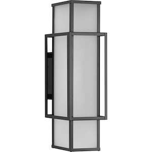 Unison - 2 Light Outdoor Wall Lantern In Contemporary Style-24 Inches Tall and 8.62 Inches Wide - 1302249