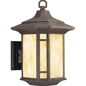 Arts And Crafts - Outdoor Light - 1 Light in Craftsman style - 10 Inches wide by 15.13 Inches high - 7222
