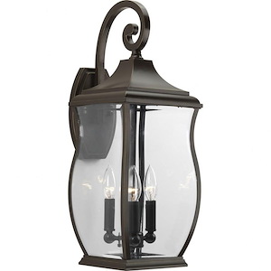 Township - Outdoor Light - 3 Light in New Traditional and Transitional style - 8 Inches wide by 22 Inches high - 495864