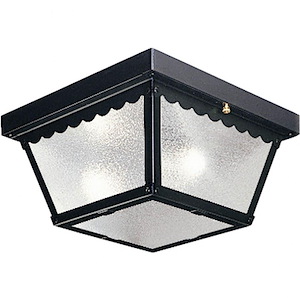 Ceiling Mount - 5 Inch Height - Outdoor Light - 2 Light - Line Voltage - Wet Rated - 7282