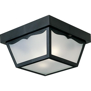 Ceiling Mount - Outdoor Light - 2 Light in Traditional style - 10.25 Inches wide by 5.5 Inches high