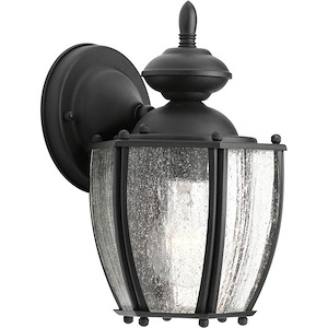 Roman Coach - Outdoor Light - 1 Light - Curved Panels Shade in Traditional style - 6 Inches wide by 9.75 Inches high