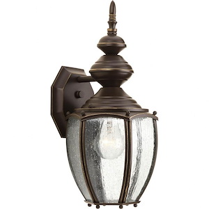 Roman Coach - Outdoor Light - 1 Light - Curved Panels Shade in Traditional style - 7 Inches wide by 15.25 Inches high - 352540