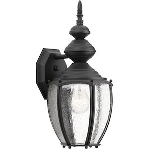Roman Coach - Outdoor Light - 1 Light - Curved Panels Shade in Traditional style - 7 Inches wide by 15.25 Inches high