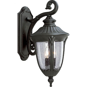 Meridian - Outdoor Light - 2 Light - Urn Shade in New Traditional style - 9 Inches wide by 20.25 Inches high - 118882