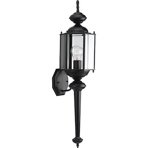 BrassGUARD Lantern - Outdoor Light - 1 Light in Traditional style - 7 Inches wide by 28.5 Inches high