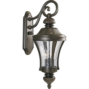 Nottington - Outdoor Light - 3 Light in New Traditional style - 10 Inches wide by 26 Inches high