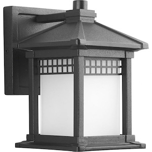 Merit - 8 Inch Height - Outdoor Light - 1 Light - Cylinder Shade - Line Voltage - Wet Rated
