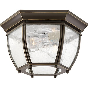 Roman Coach - Outdoor Light - 2 Light - Curved Panels Shade in Traditional style - 11 Inches wide by 6.19 Inches high