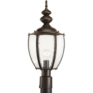 Roman Coach - Outdoor Light - 1 Light - Curved Panels Shade in Traditional style - 8.5 Inches wide by 22.63 Inches high - 352677