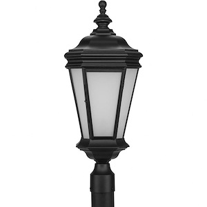 Crawford - 1 Light Outdoor Post Lantern In Traditional Style-24.63 Inches Tall and 9.88 Inches Wide