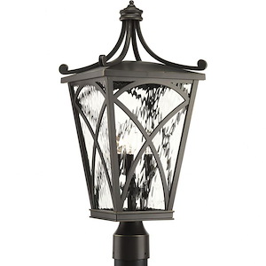 Cadence - Outdoor Light - 3 Light in Luxe and New Traditional and Transitional style - 10 Inches wide by 22.63 Inches high - 614973
