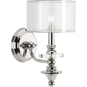 Marche - Wall Sconces Light - 1 Light in Luxe and Mid-Century Modern style - 6.88 Inches wide by 12.25 Inches high - 621366