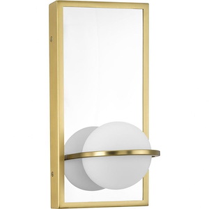 Pearl - 6.5W 1 LED Wall Blacket In Mid-Century Modern Style-12.06 Inches Tall and 5.44 Inches Wide - 1100843