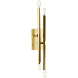 Arya - 4 Light Wall Bracket In Mid-Century Modern Style-4.5 Inches Tall and 2.87 Inches Wide - 1302189