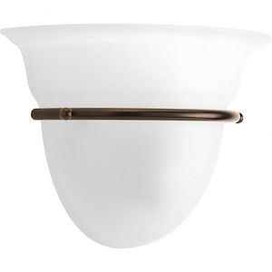 Sconce - Wall Sconces Light - 1 Light - Bell Shade in Modern style - 9.5 Inches wide by 6.75 Inches high