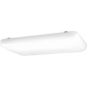 Linear Cloud - Close-to-Ceiling Light - 1 Light in Transitional style - 10.25 Inches wide by 3.25 Inches high
