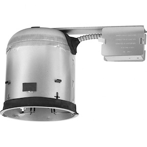 90W Air-Tight IC Remodel Housing In Utilitarian Style-7.4 Inches Tall and 12.9 Inches Wide