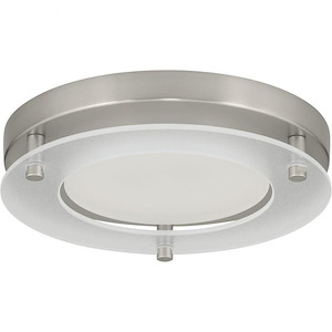 LED Flush Mount - 2.75 Inch Height - Close-to-Ceiling Light - 1 Light - Line Voltage - Wet Rated