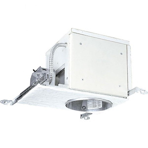 Recessed Housing - 12.375 Inch Width - 1 Light - Line Voltage - Damp Rated