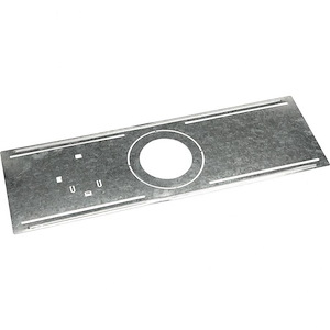 Everlume - Universal Installation Mounting Plate In Utilitarian Style-0.31 Inches Tall and 8.35 Inches Wide - 1302235