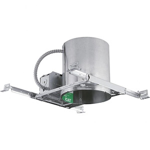 Recessed Housing - 10.75 Inch Width - 1 Light - Line Voltage - Damp Rated