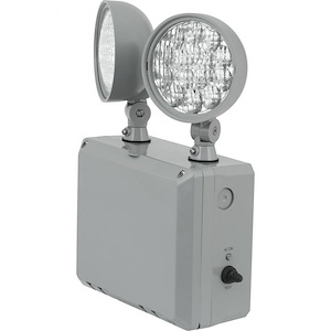 Pe2wl Series - 3.76W 2 LED Emergency Light-12.2 Inches Tall and 8 Inches Wide