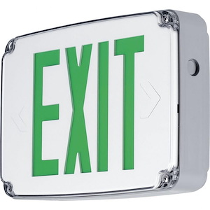 Pewle Series - LED Emergency Exit Double Face Sign-8.5 Inches Tall and 12.5 Inches Wide