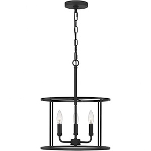 Abner - 3 Light Pendant in Transitional style - 14 Inches wide by 18 Inches high