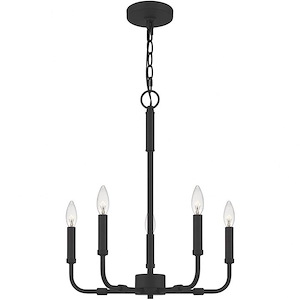 Abner - 5 Light Chandelier in Transitional style - 18 Inches wide by 21.25 Inches high - 1025630