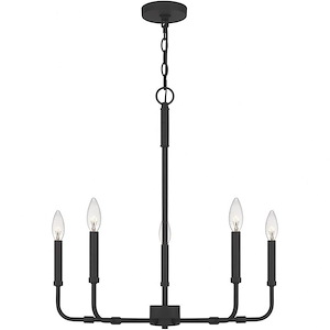 Abner - 5 Light Chandelier in Transitional style - 24 Inches wide by 25.25 Inches high - 1025632