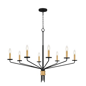 Alexander - 15W 8 LED Chandelier-31 Inch Tall and 40 Inch Wide - 1393919