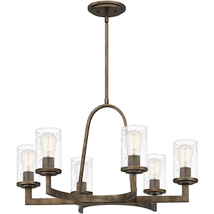 Antonin - 6 Light Chandelier In Transitional Style-16 Inches Tall and 27 Inches Wide - 1095921