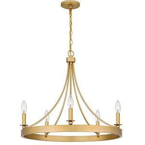 Aspyn - 5 Light Chandelier In Transitional Style-22.75 Inches Tall and 26 Inches Wide