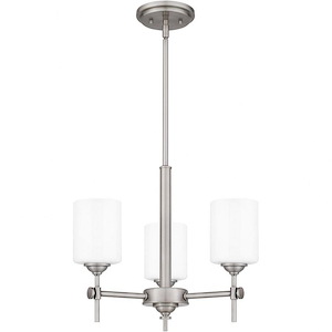 Aria - 3 Light Pendant In Traditional Style-10 Inches Tall and 17 Inches Wide - 1095924