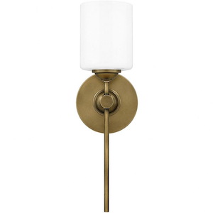 Aria - 1 Light Wall Sconce In Transitional Style-16 Inches Tall and 5 Inches Wide - 1097548