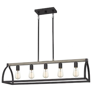 Ashley Harbor - 5 Light Large Chandelier In Farmhouse Style-10 Inches Tall and 36 Inches Wide - 1255014