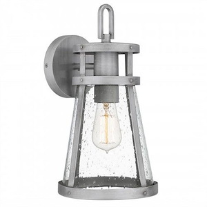 Barber - 1 Light Outdoor Wall Lantern In Farmhouse Style-14.5 Inches Tall and 7.75 Inches Wide