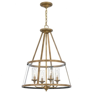 Barlow - 4 Light Pendant in Transitional style - 20 Inches wide by 28.25 Inches high - 1025656