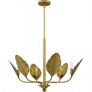 Bayley - 6 Light Chandelier In Modern Style-22 Inches Tall and 28 Inches Wide
